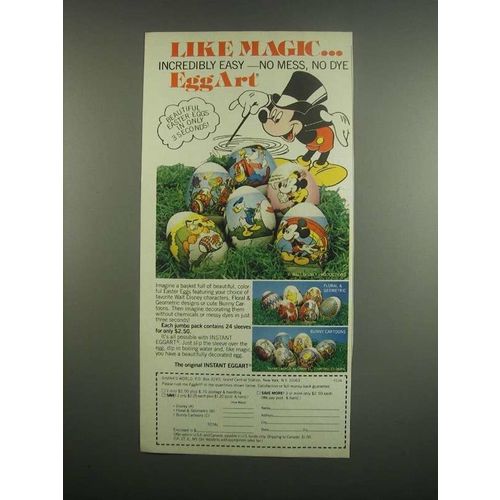 1984 Shana's World Instant EggArt Ad - Disney