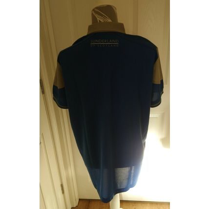 Mans Sunderland Golf Polo Shirt Size Medium Blue Gray