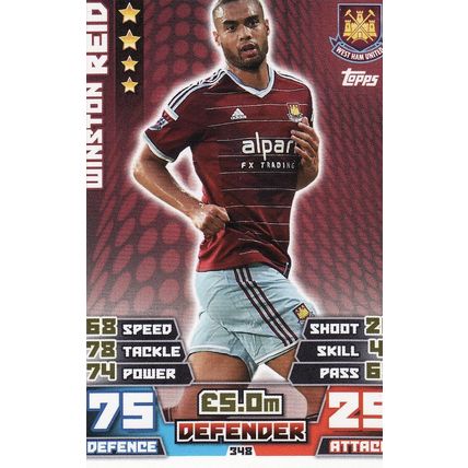 Match Attax 2014/2015 348 Winston Reid West Ham United