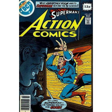 Action Comics (Vol 1) # 493 VFN- Price VARIANT AMERICAN COMICS