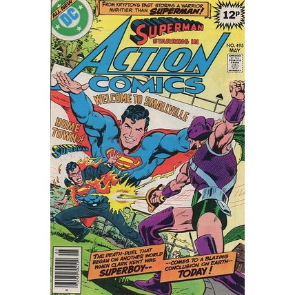 Action Comics (Vol 1) # 495 FN+ Price VARIANT ORIG US COMICS