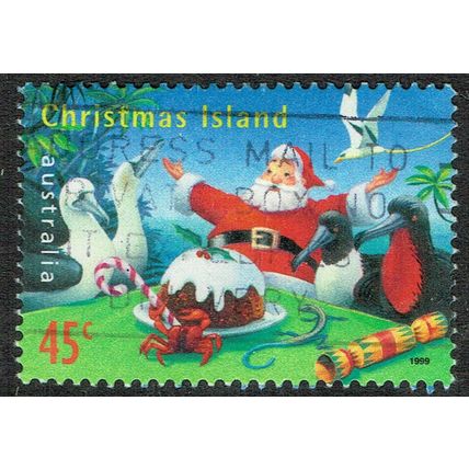 Christmas Island 1999 Christmas 45c Multicoloured SG474 GU