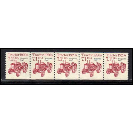 2127a 7.1c Tractor Very Fine MNH Dry Gum PNC 1/5 X0771