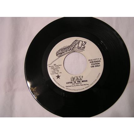 Roxy Promo 45-LISTEN TO THE MUSIC/TICKETS