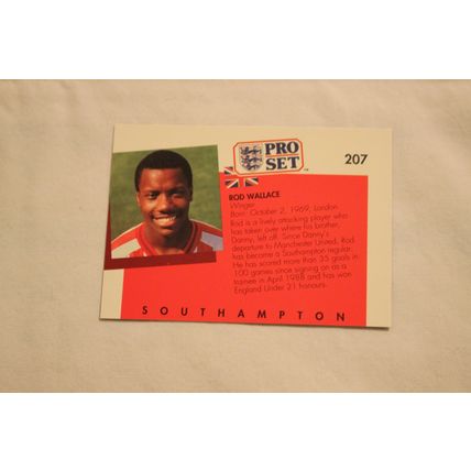 Rod Wallace 1990/91 Pro Set NO. 207