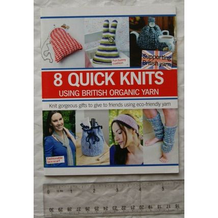 8 Quick & Easy Knits using British organic yarn, gifts to give to friends