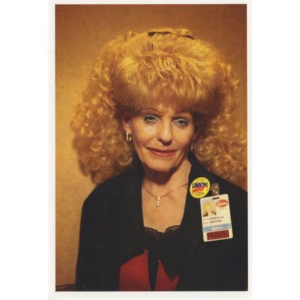 Las Vegas Casino Waitress Union Solidarity Pin Badge Photo Postcard