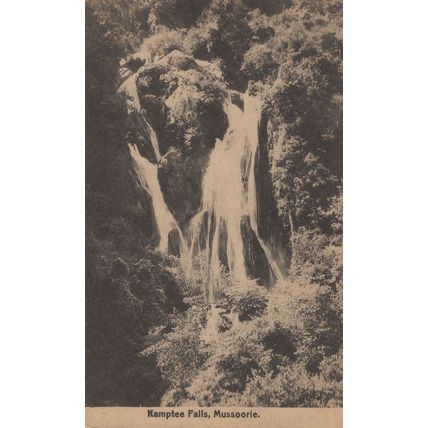 Mussoorie Kamptee Falls Clifton Kent Old Postcard