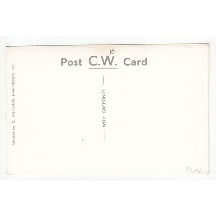 The Church and Rectory Gawsworth Postcard RP Cheshire MF10