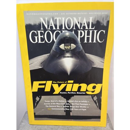 National Geographic Magazine December 2003 Future of Flying Vintage Collectible