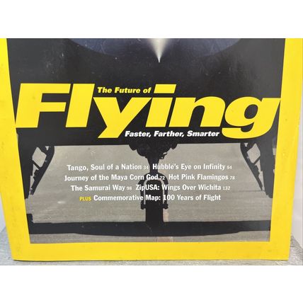 National Geographic Magazine December 2003 Future of Flying Vintage Collectible