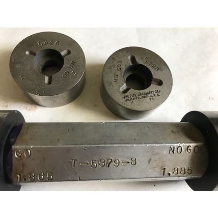 lot THE PIPE MACHINERY GO NO GO PLUG GAGE 1.865 1.885 1.896 1.896,AC