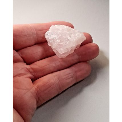 Raw unpolished rose quartz