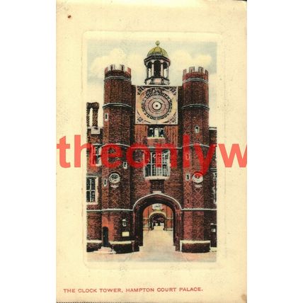 Clock Tower, Hampton Court Palace, Surrey, Postcard c1900/10?