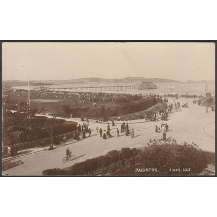 Sands Road, Paignton, Devon, 1917 - J Welch & Sons RP Postcard