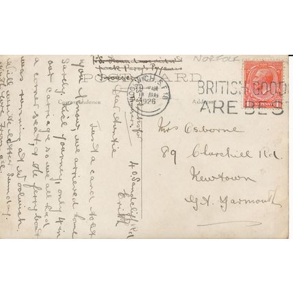 PC23269 York Cottage. Sandringham. 1926