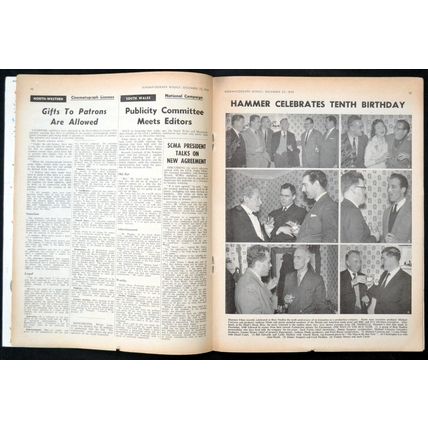 KINE WEEKLY 1958 Bachelor of Hearts, Hammer UK MAGAZINE