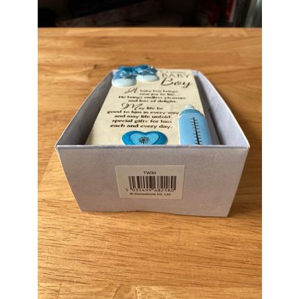 A Lovely Baby Boy Timeless Words Plaque