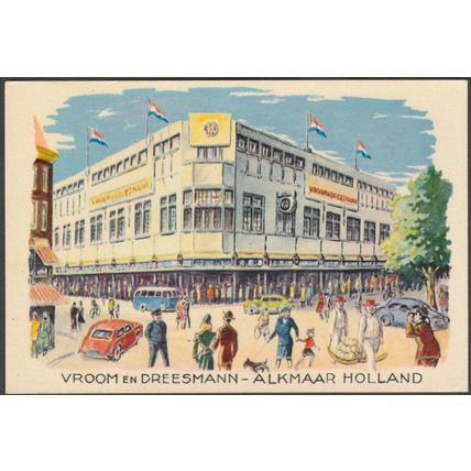 Vroom en Dreesmann, Alkmaar, Holland, c.1960 - Briefkaart