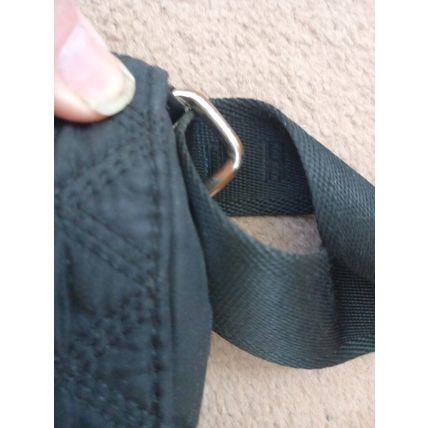 Mohito Quilted Shoulder Bag With Strap Ladies Black Zip up