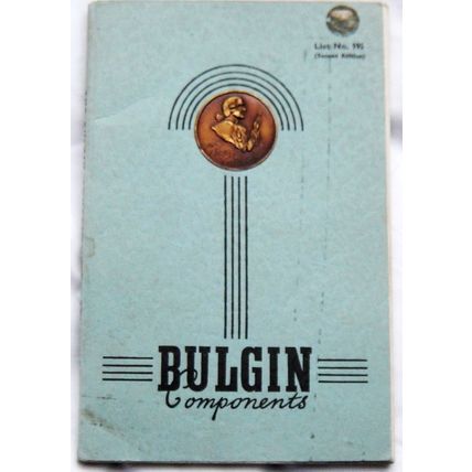 Bulgin Catalogue 1956 to 1957 See What Your Vintage Valve Hi-Fi is Made From