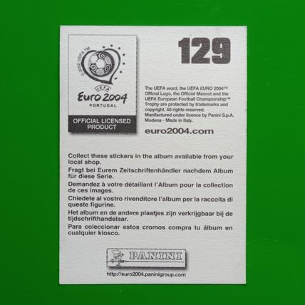Panini Euro 2004 Frank Lampard England Sticker #129
