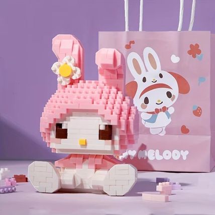 Sanrio Hello Kitty & My Melody Kawaii Building Blocks Set – Cute Cartoon