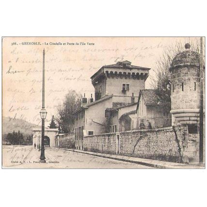 38 - Grenoble - LA CITADELLE ET PORTE DE L'ILE VERTE