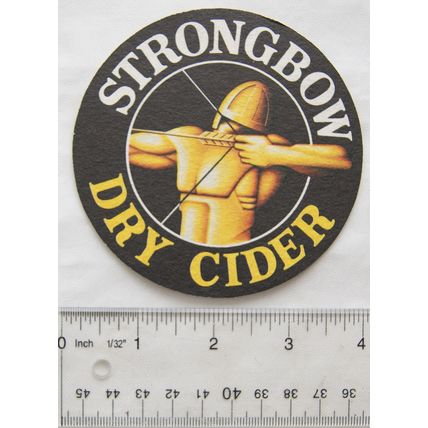 vintage Beer Mat - Strongbow Dry Cider