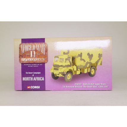 BEDFORD QLD SUPPLY TRUCK THE DESERT RATS LIBYA 1942 - CORGI CC60303 1/50