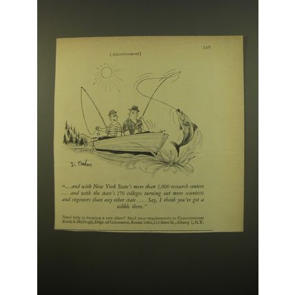 1961 New York State Department of Commerce Ad - Research Centers