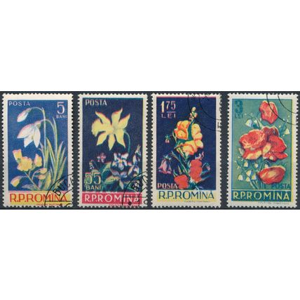 Flowers - Romania 1956 - FH - MiNr 1589/92