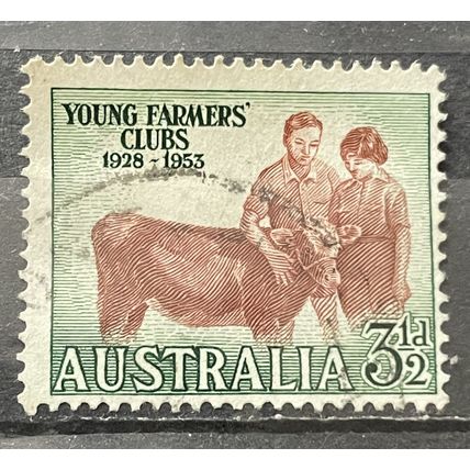 AUSTRALIA 1953 SG 0267 USED #3