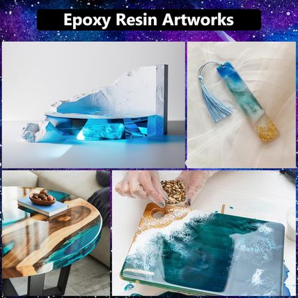 KISREL Crystal Clear Epoxy Resin Kit - No Yellowing, No Bubble Art Resin for Cra