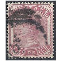 1880 SG168a 2d Deep Rose Good Used .