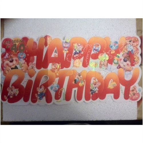 40th birthday card - Life BEGINS AT 40!