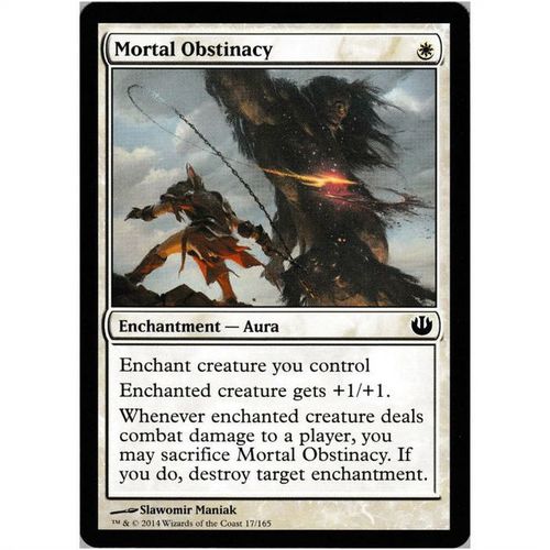 Magic the Gathering - Journey Into Nyx - #17/165 - Mortal Obstinacy