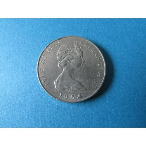 1984 QUEEN ELIZABETH II ISLE OF MAN TEN PENCE FREE POST. AAY