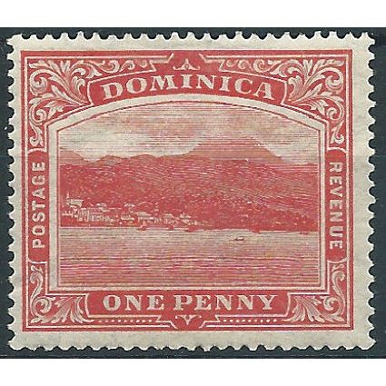 Dominica 1908 SG48 1d Carmine-Red Mounted Mint....