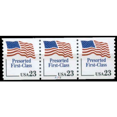 2605 23c U.S. Flag Very Fine MNH PNC A212/3 W1409