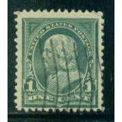 Used 279 1c Benjamin Franklin Barely Clears M04577