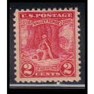 645 2c Valley Forge Fine MNH O0981