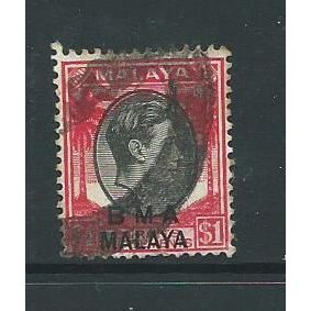 a malaya malaysia straits settlements bma malaya sg15 sg 15 used dollar