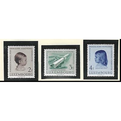 Luxembourg Stamps Scott #326 To 328, Used