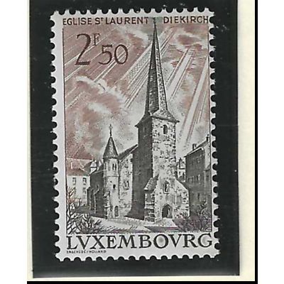 Luxembourg Stamp Scott #388, Mint Never Hinged