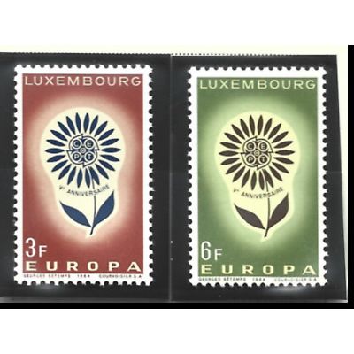 Luxembourg Stamps Scott #411 To 412, Mint Never Hinged