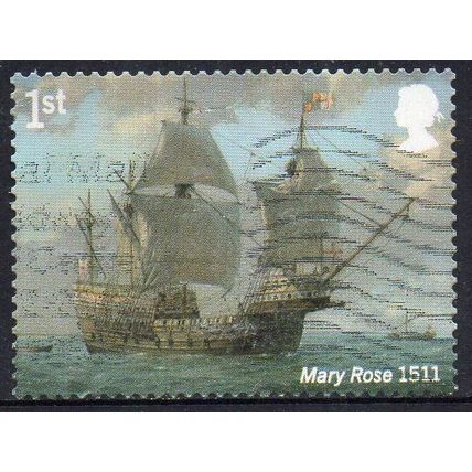 GB 2019 Royal Navy Ships - Mary Rose 1st s/a Used