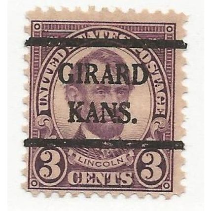 BUREAU PRECANCEL SALE GIRARD, KS 635-42 BETTER ITEM