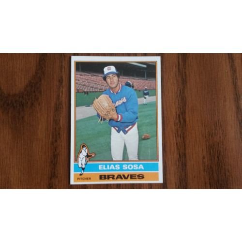 1976 Topps Card # 364 Elias Sosa Very Good-Excellent (4) Atlanta Braves