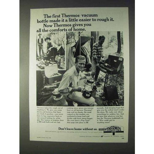 1968 Thermos Camping Gear Ad - Easier to Rough It